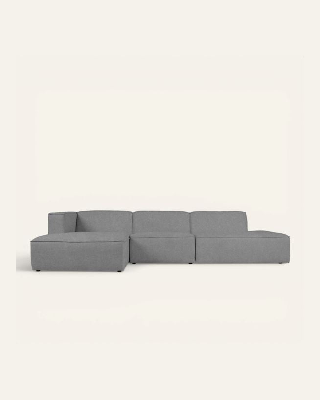 Mooduldiivan 3-osaline avatud ots paremal hall - 338x153x73 cm hall - 1