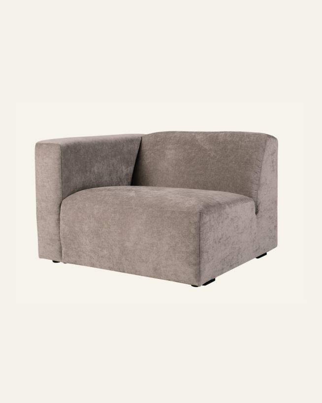 Moodul 1,5-kohaline käetoega vasak hall - 110x93x73 cm hall - 1