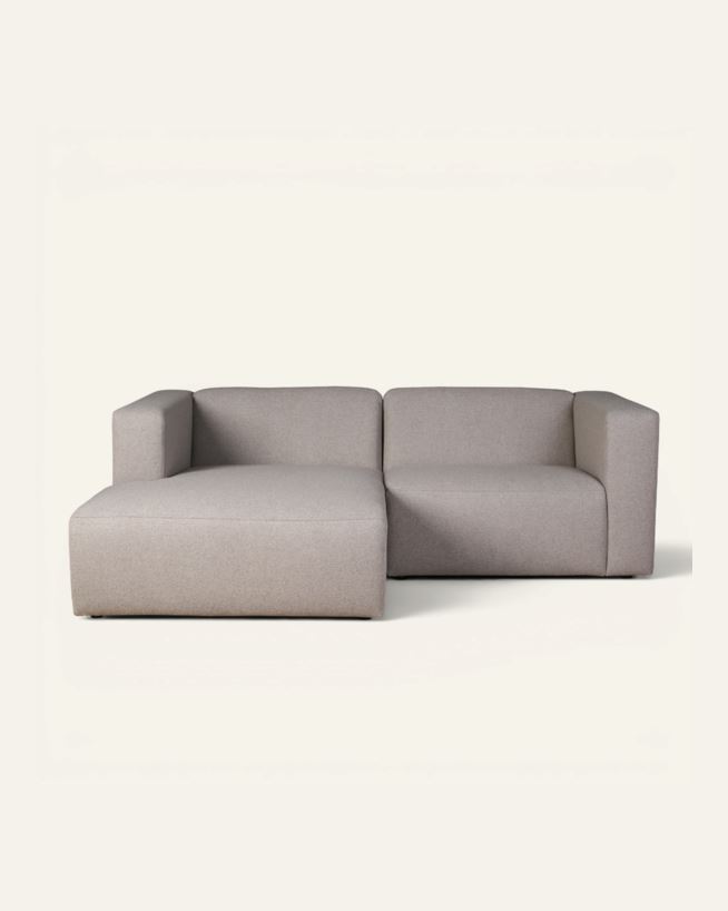 Mooduldiivan 2-osaline lamamistool vasakul beež - 224x154x73 cm beež - 1