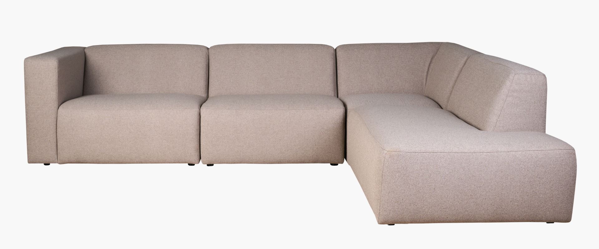 4-kohaline nurgadiivan avatud paremale beež - 293x227x73 cm beež - 1