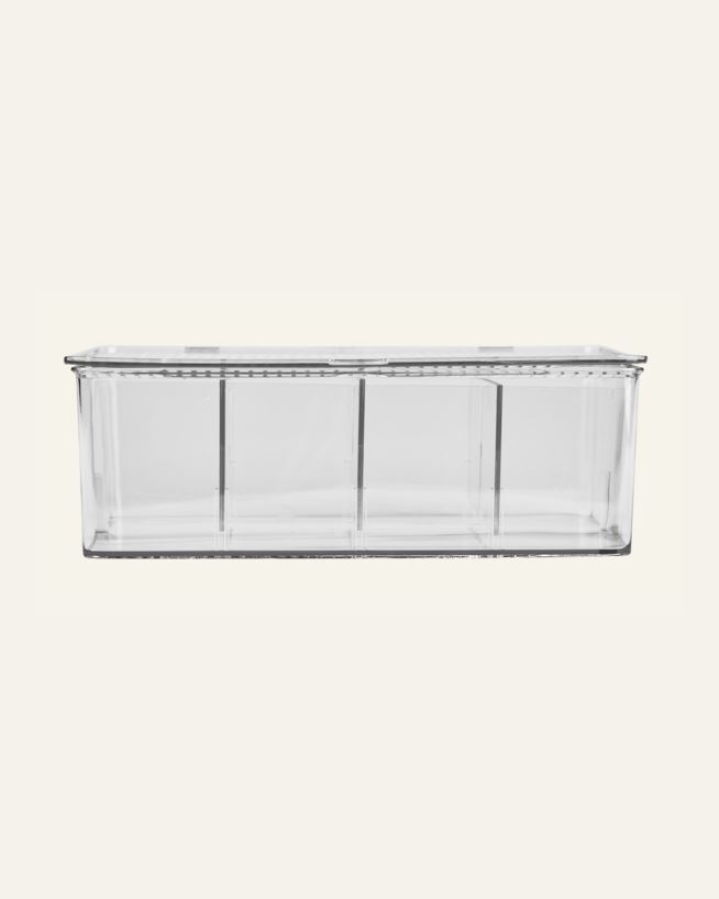 Säilitusnõu läbipaistev - 17,3x27,5x9,5 cm läbipaistev - 1