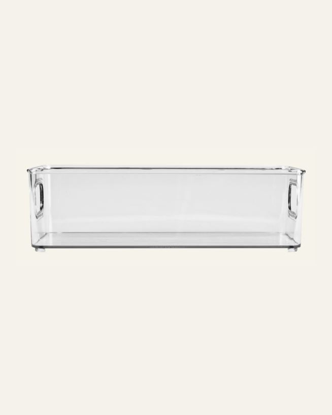 Virnastatav hoiukarp läbipaistev - 10x25,5x7,7 cm läbipaistev - 1