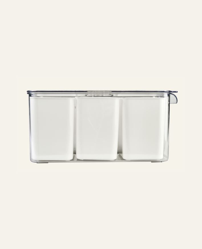 Säilitusnõu loodusvalge - 16x31,5x14,5 cm loodusvalge - 1