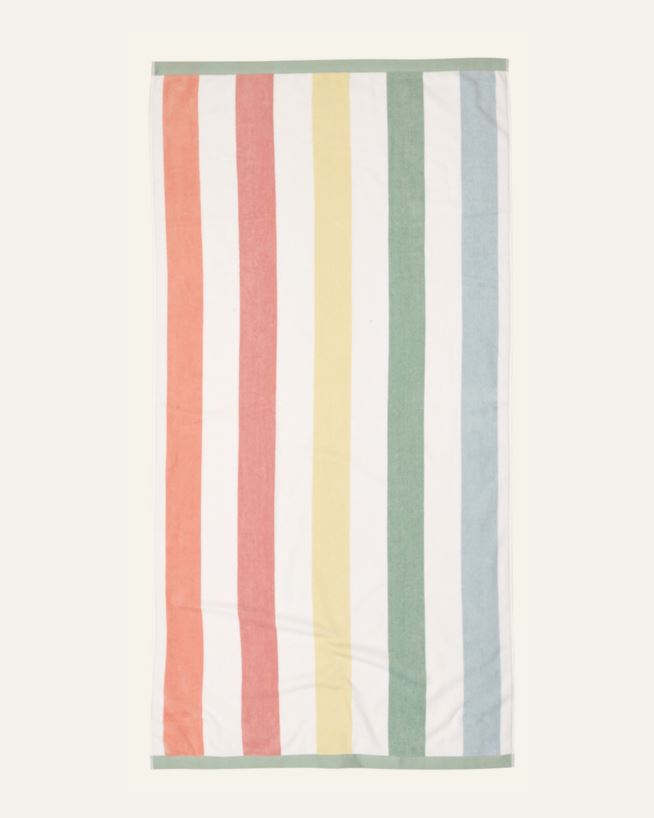 Vannirätik mitmevärviline/roosa - 90x180 cm mitmevärviline/roosa - 1