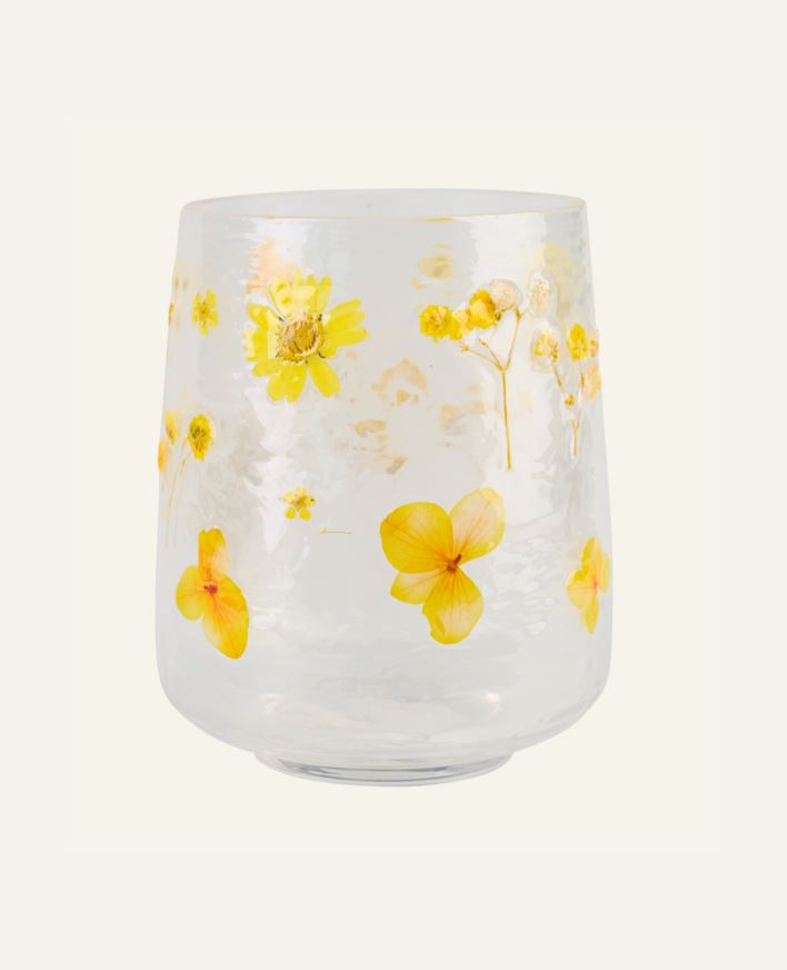 Küünlalatern mitmevärviline/kollane - 10x10x12,5 cm mitmevärviline/kollane - 1