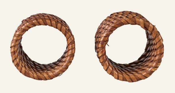 Salvrätikurõngad 2tk pruun - 3