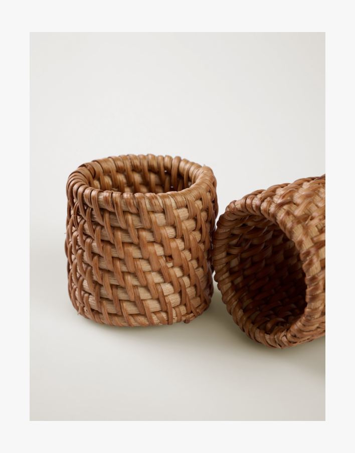 Salvrätikurõngad 2tk pruun - 5 cm ø5 pruun - 1