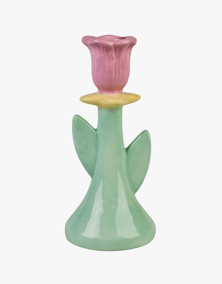 Küünlajalg mitmevärviline/roosa - 6,6x6,6x14,7 cm mitmevärviline/roosa - 1