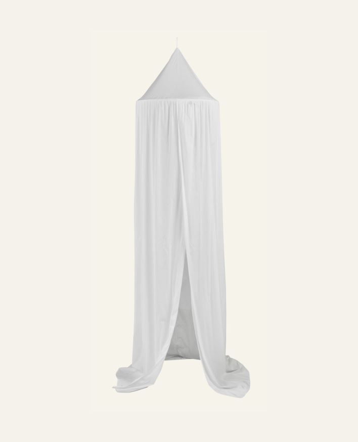 Voodikardin valge - 250 cm ø55 valge - 1