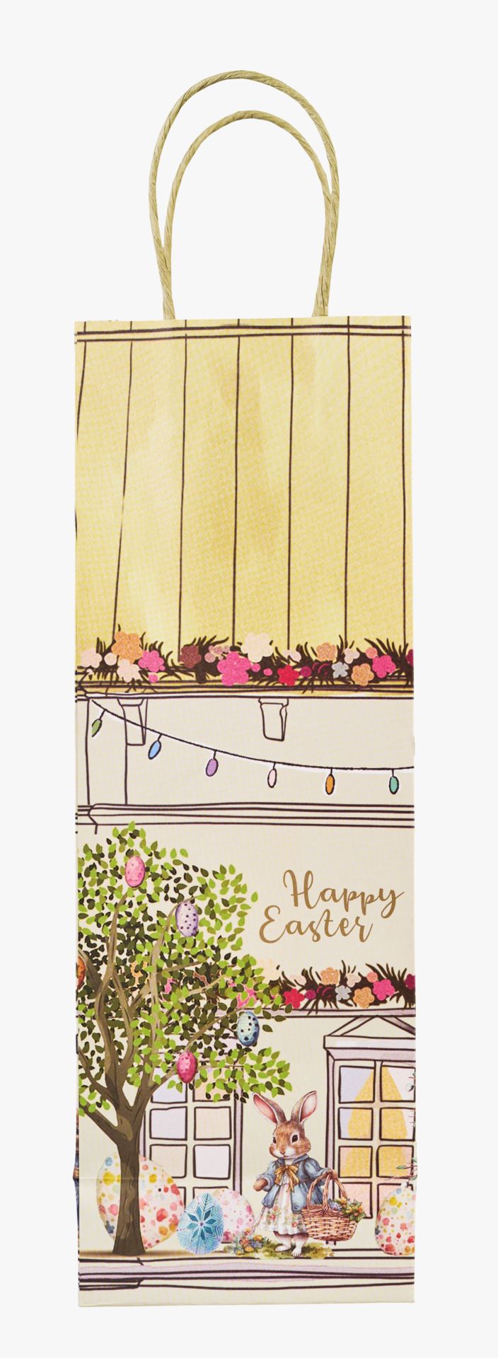 Kinkekott 3tk kollane - 12x36x10 cm kollane - 1