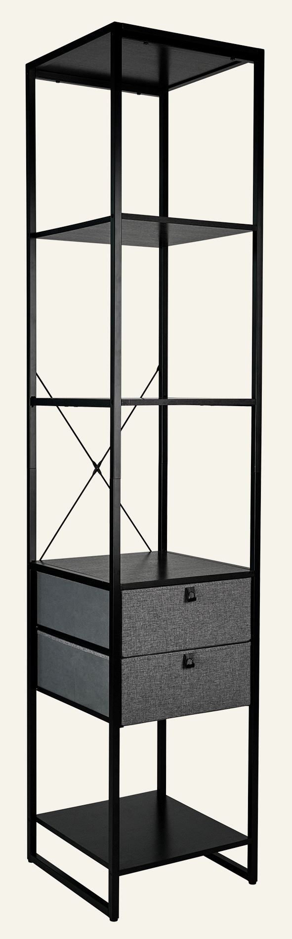 Riidenagi must - 44x46,5x215 cm must - 1