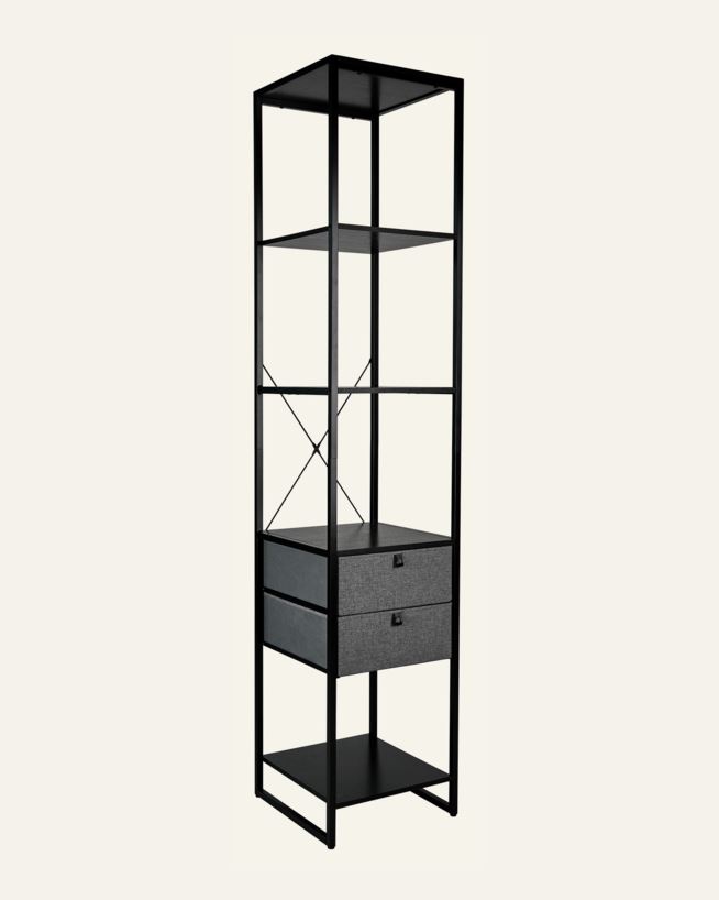 Riidenagi must - 44x46,5x215 cm must - 1