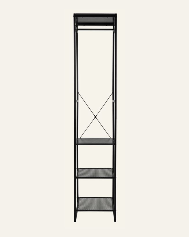 Riidenagi must - 44x46,5x215 cm must - 1