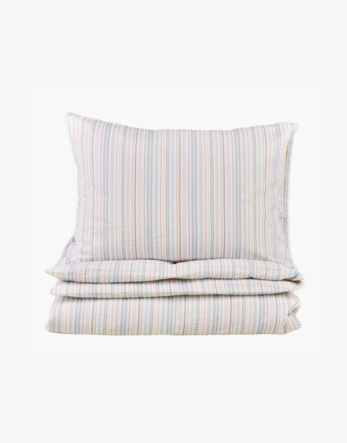 Voodipesukomplekt krepp-puuvillane mitmevärviline - 150x210+50x60 cm mitmevärviline - 1