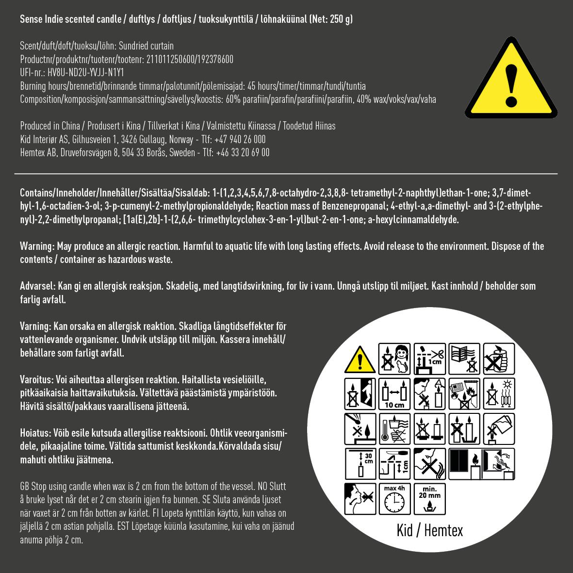 Lõhnaküünal sinine - 3