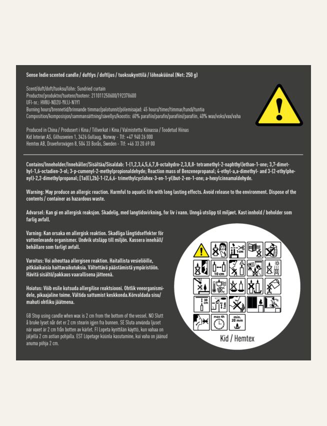 Lõhnaküünal sinine - 3