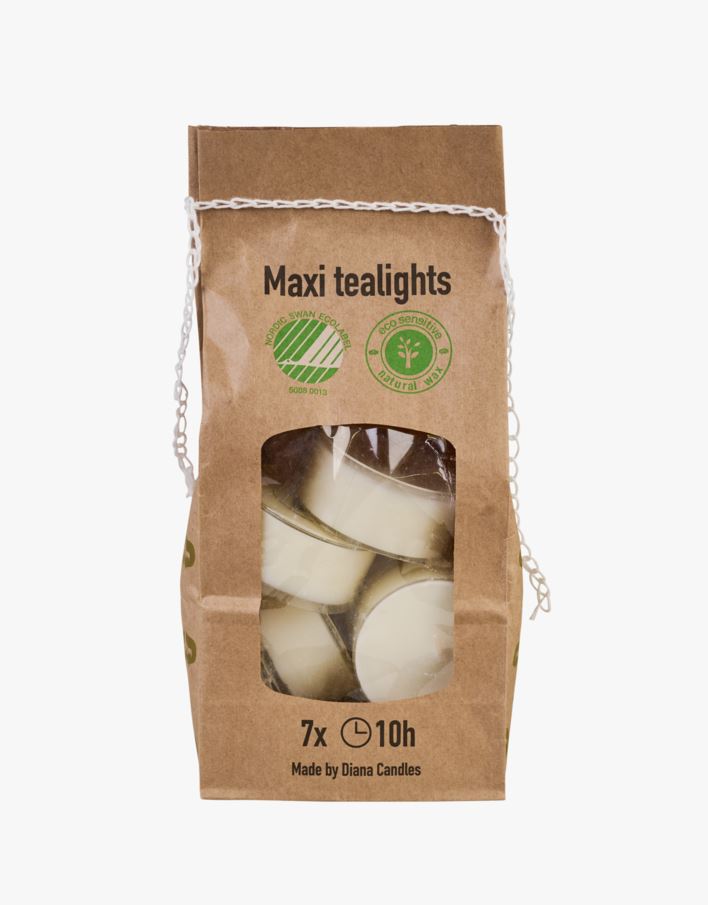 Suured teeküünlad valge - ø5,5cm valge - 1