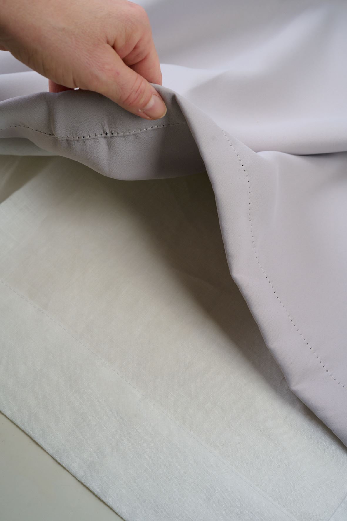 Valgust vähendavad linane kardin valge - 2