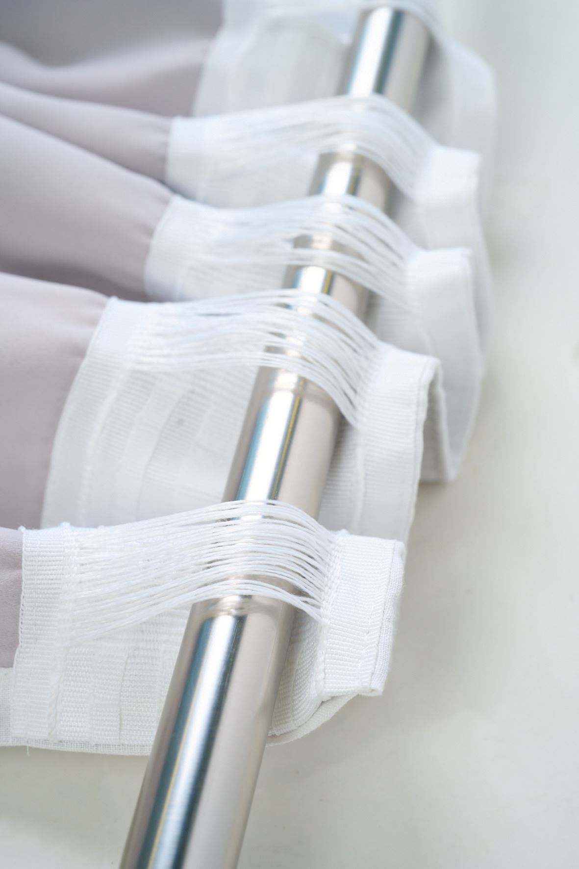 Valgust vähendavad linane kardin valge - 3