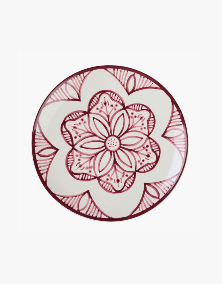 Taldrik tumepunane - ø20,5 tumepunane - 1