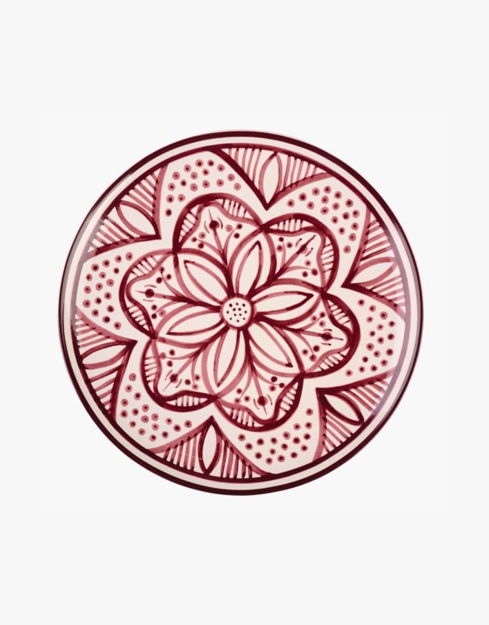 Taldrik tumepunane - ø27,3 tumepunane - 1