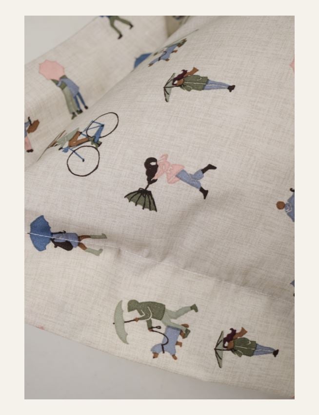 Puuvillane padjapüür mitmevärviline/roheline - 2