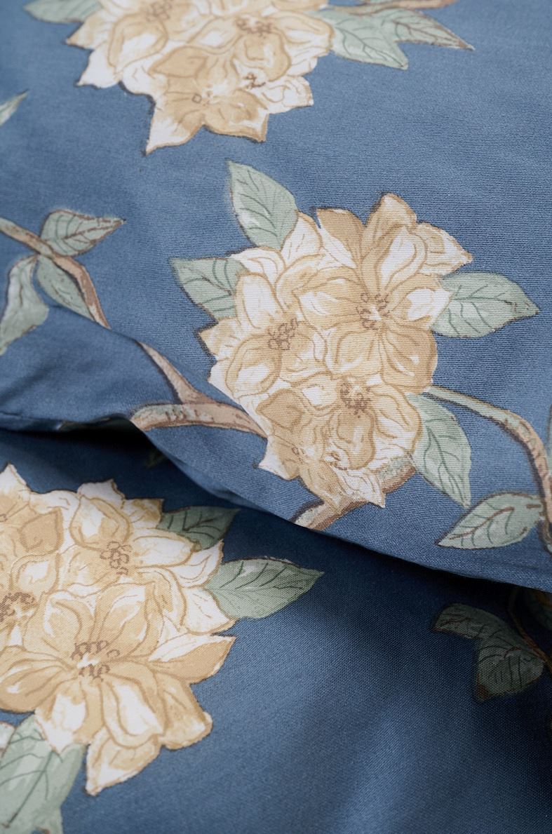 Voodipesukomplekt satiinpuuvillane udusinine - 3