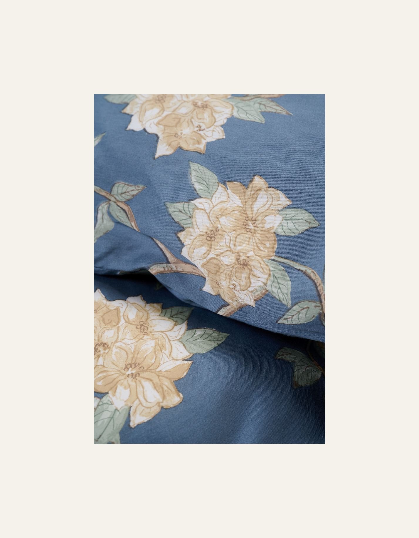 Voodipesukomplekt satiinpuuvillane udusinine - 3