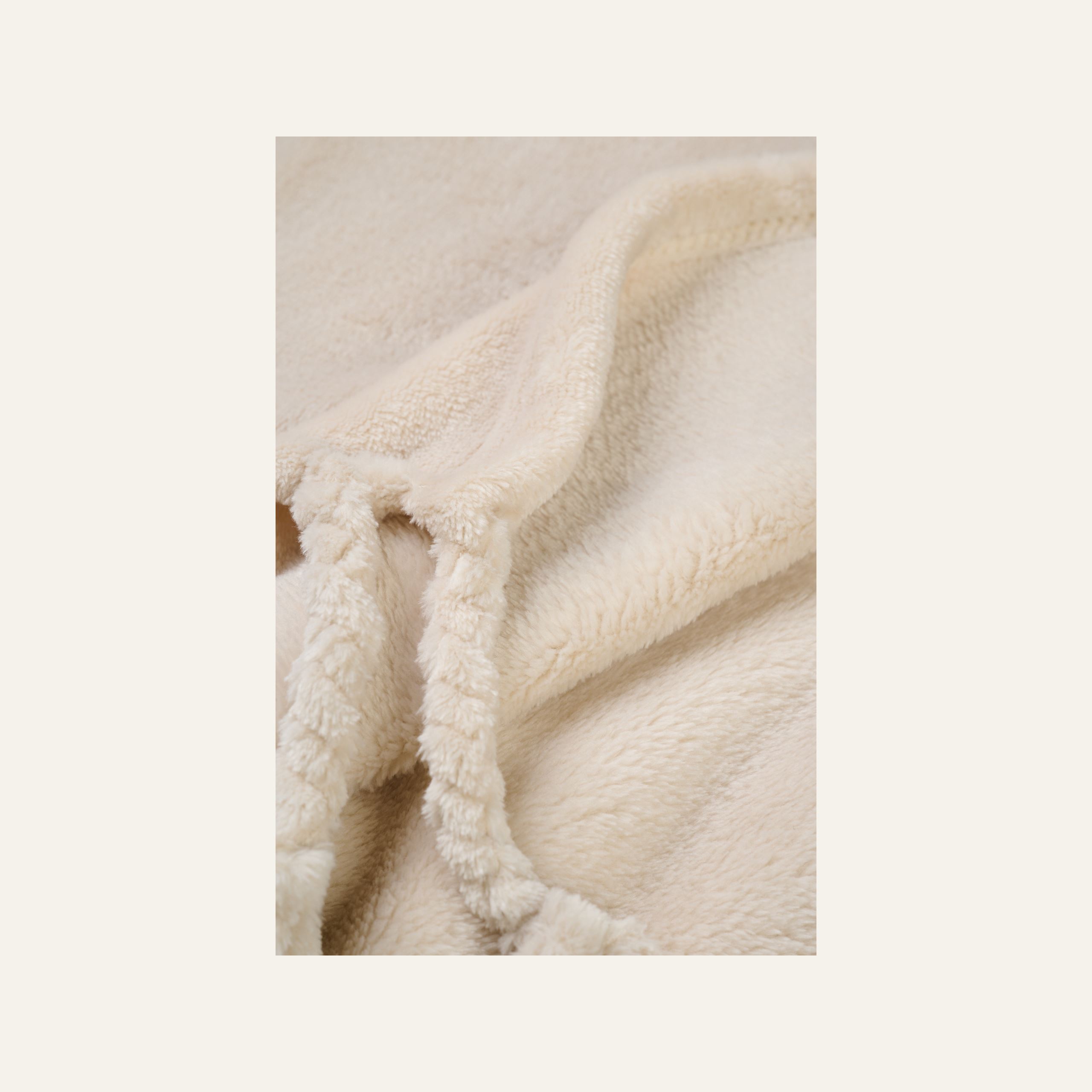 Fliispleed hele beige - 2