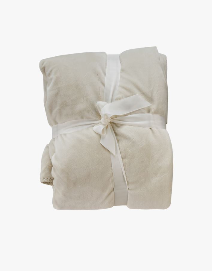 Fliispleed loodusvalge - 130x170 cm loodusvalge - 1