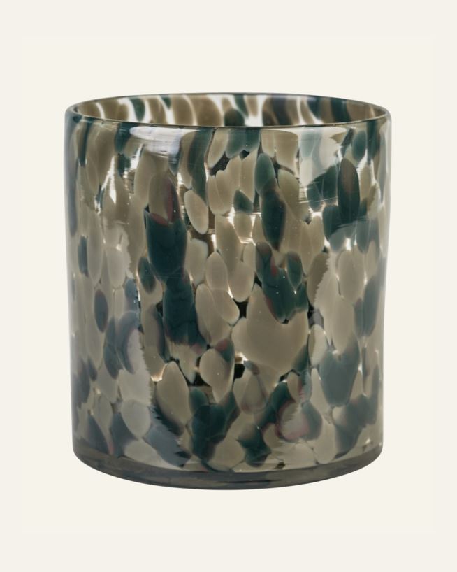 Küünlalatern mitmevärviline/sinine - 12x12x13,5 cm mitmevärviline/sinine - 1