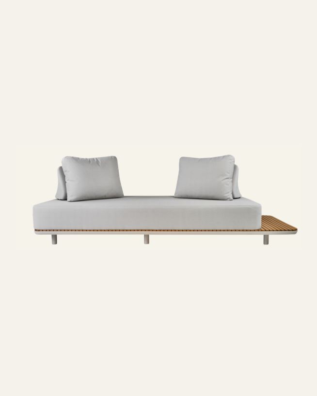 Lounge diivan loodusvalge - 96,5x253x31,5 cm loodusvalge - 1