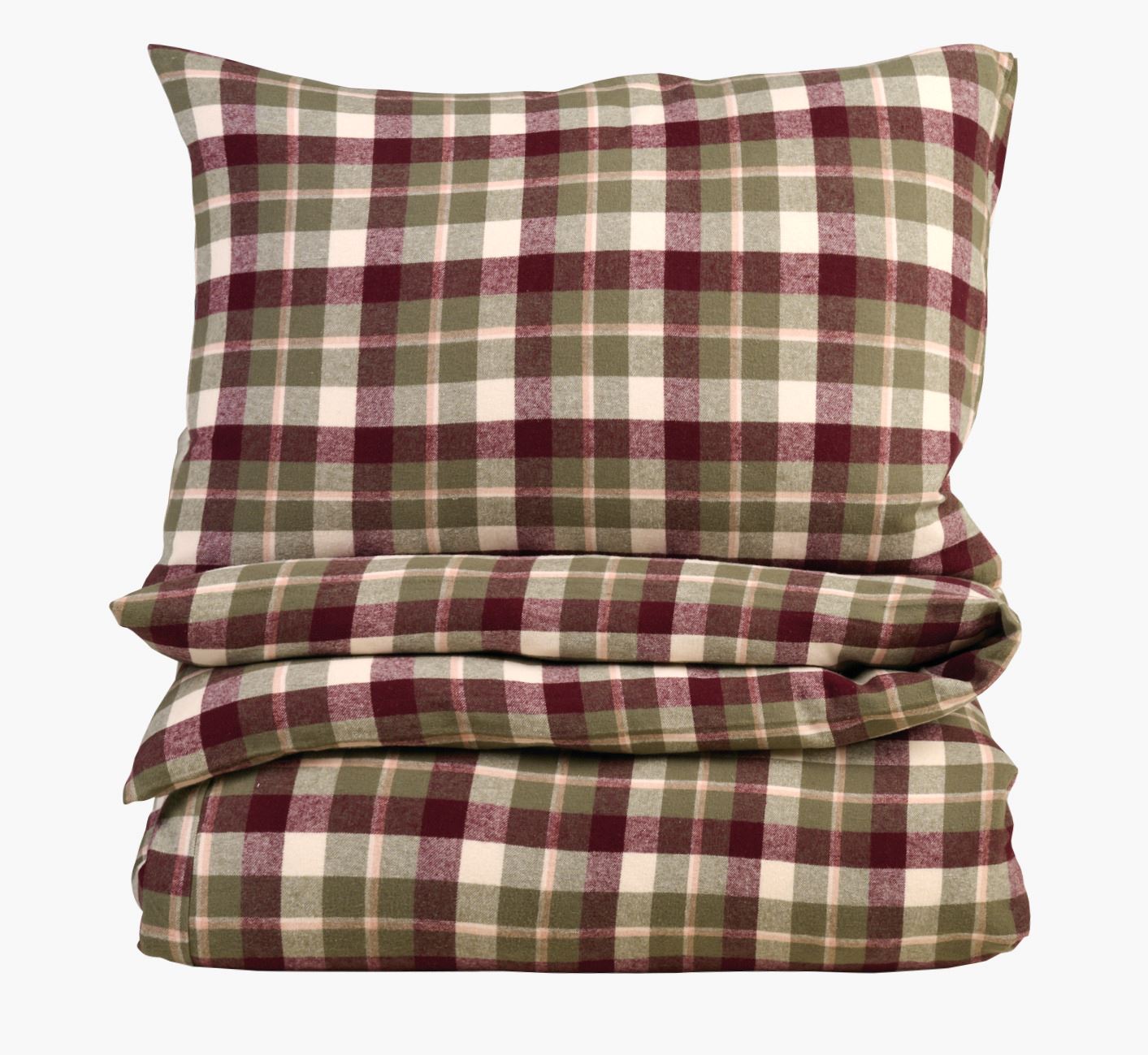 Voodipesukomplekt lõimvärvitud flanell mitmevärviline - 230x220 cm mitmevärviline - 1