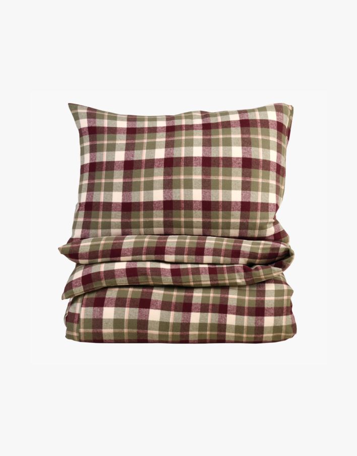 Voodipesukomplekt lõimvärvitud flanell mitmevärviline - 230x220 cm mitmevärviline - 1