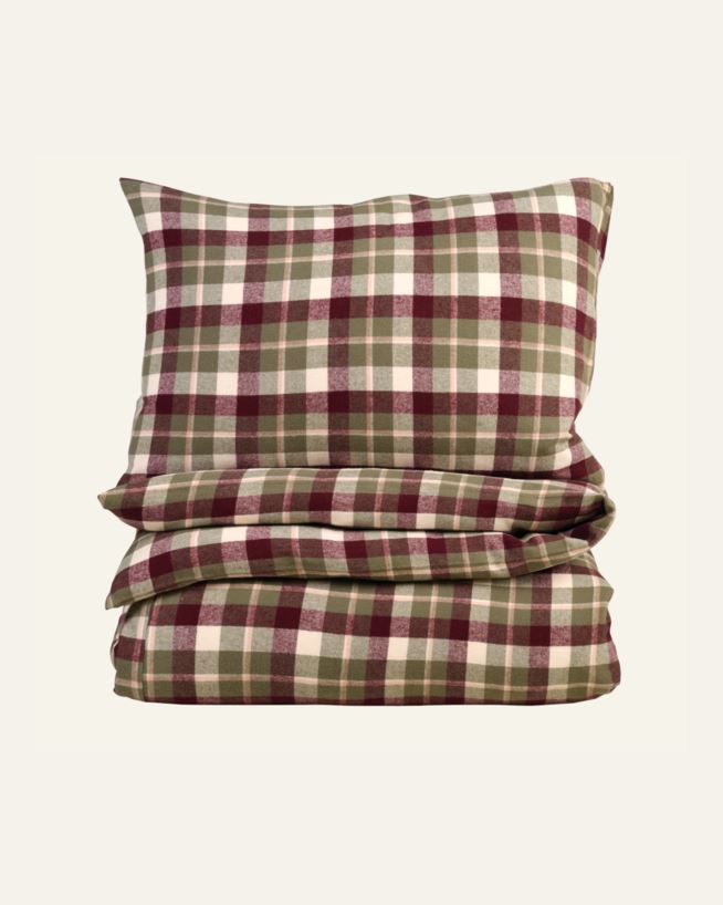 Voodipesukomplekt lõimvärvitud flanell mitmevärviline - 230x220 cm mitmevärviline - 1