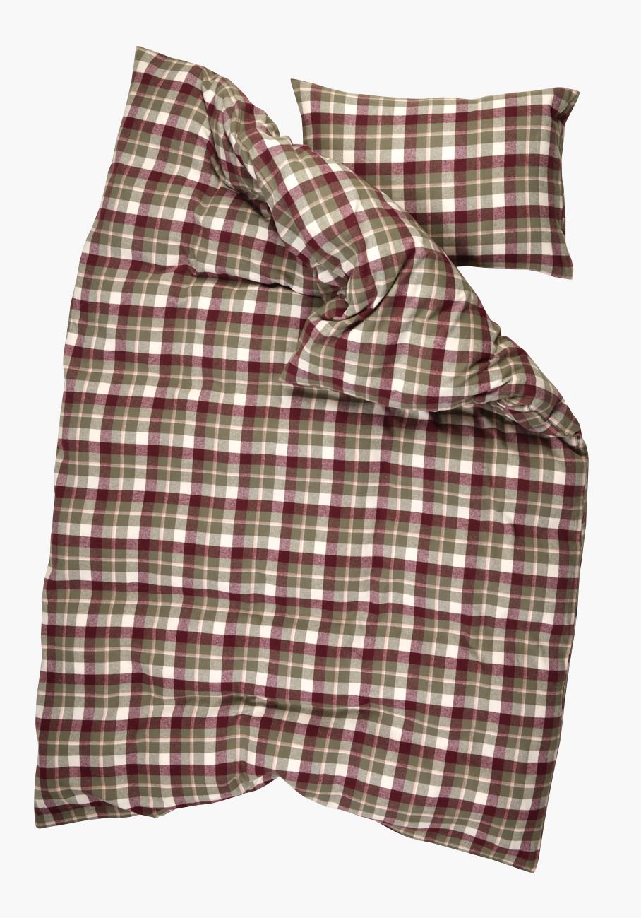 Voodipesukomplekt lõimvärvitud flanell mitmevärviline - 3