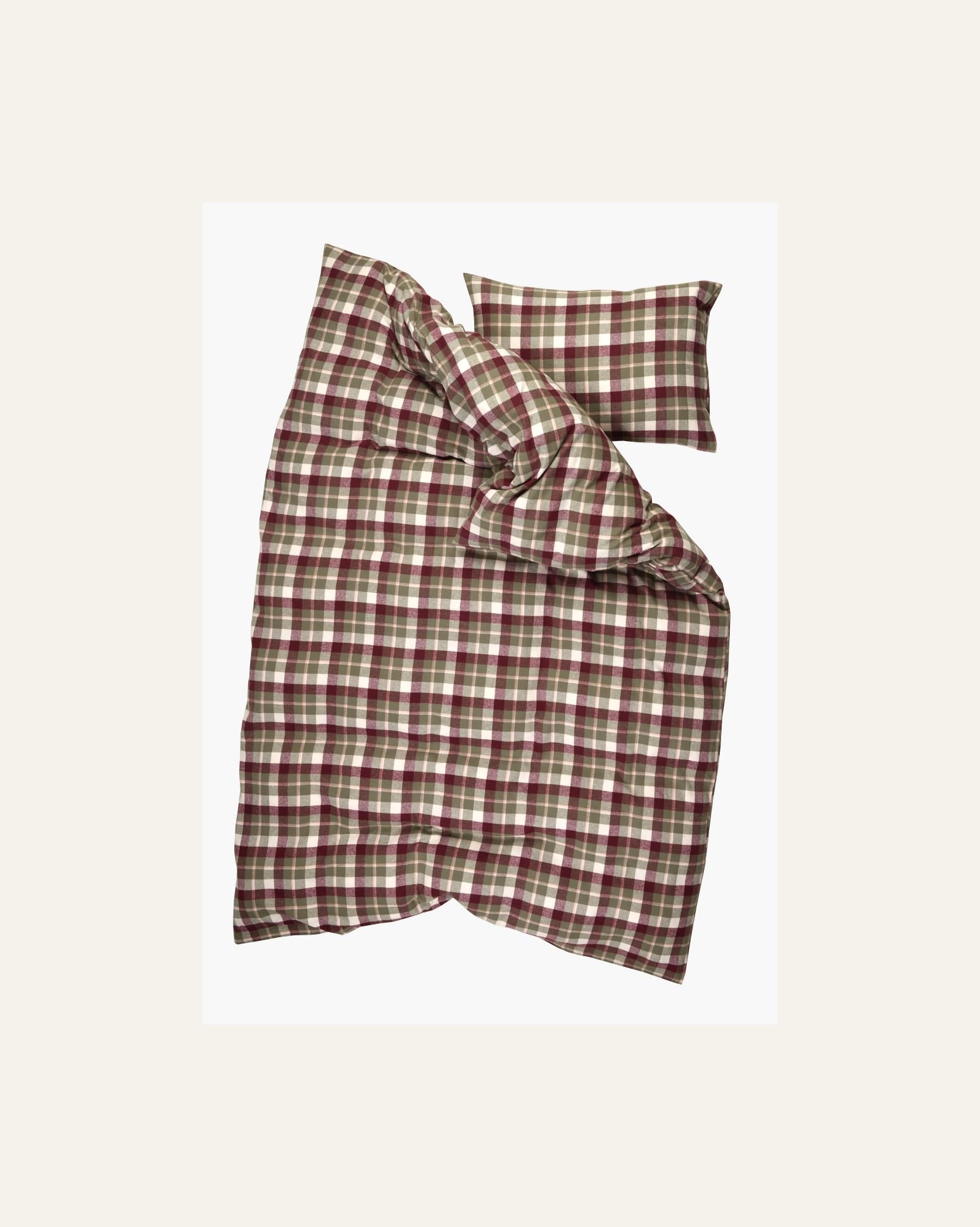 Voodipesukomplekt lõimvärvitud flanell mitmevärviline - 3