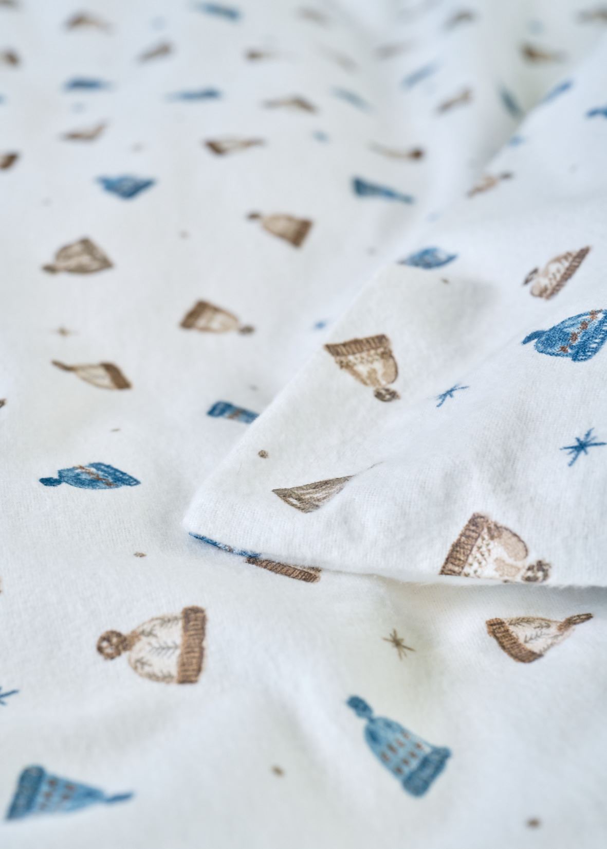 Flanell voodipesukomplekt mitmevärviline/sinine - 3