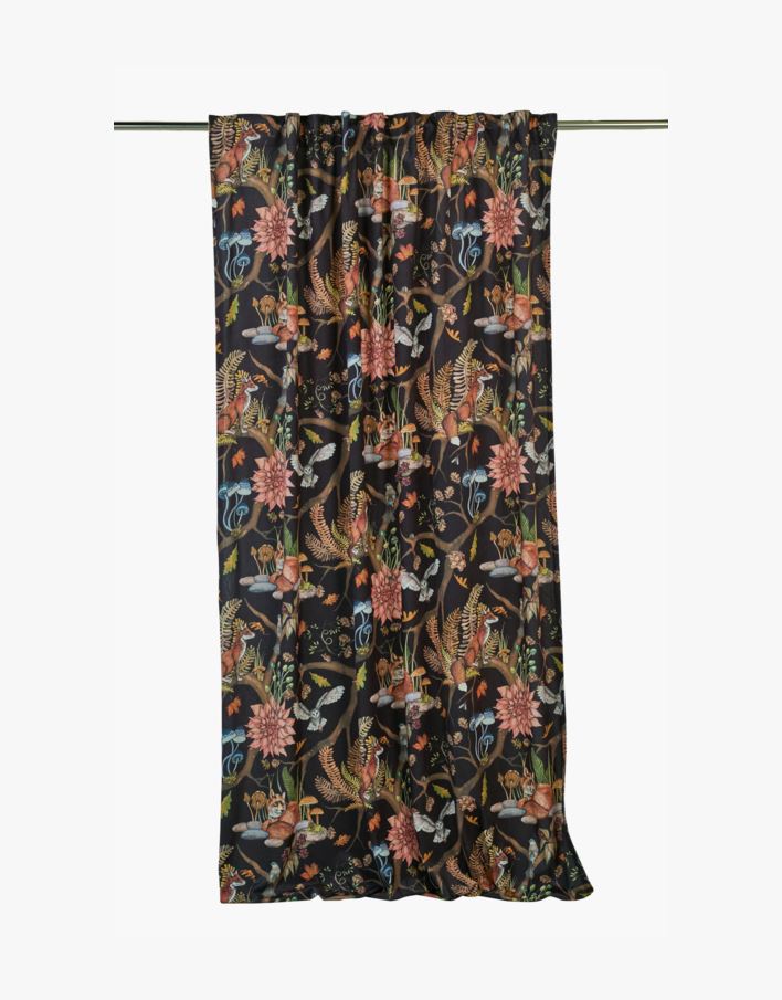 Kardin mitmevärviline/pruun - 135x240 cm mitmevärviline/pruun - 1