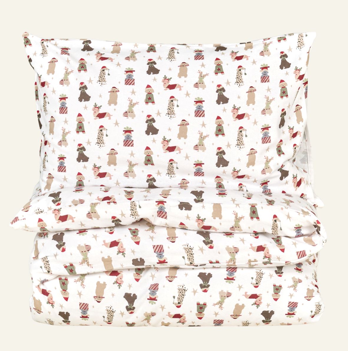 Flanell voodipesukomplekt mitmevärviline - 150x210 cm/50x60 cm mitmevärviline - 1
