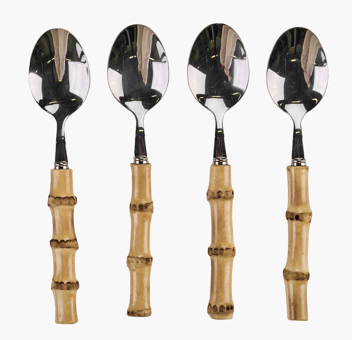 Teelusikas naturaalne toon - 4 stk naturaalne toon - 1