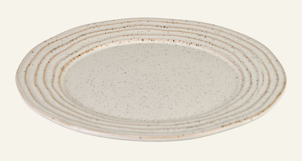 Õhtusöögi taldrik hele beige - 3