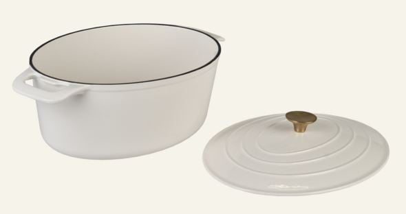 Malmist pott ovaalne kreemikas - 5