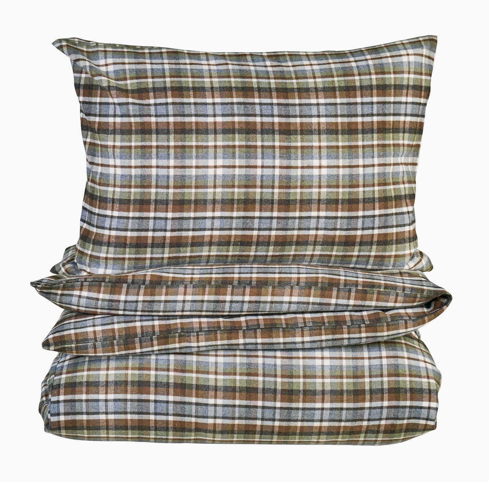 Voodipesukomplekt lõimvärvitud flanell mitmevärviline - 230x220 cm mitmevärviline - 1