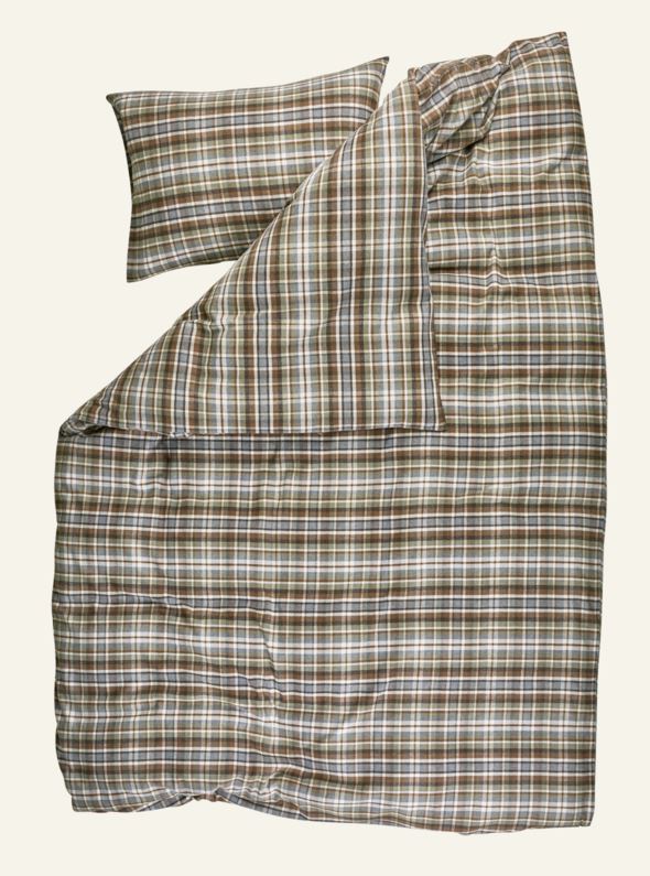 Voodipesukomplekt lõimvärvitud flanell mitmevärviline - 3