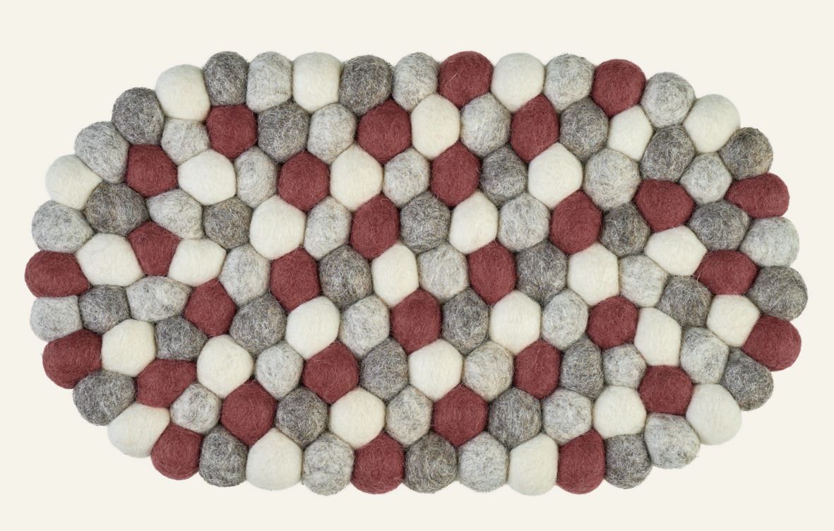 Pannialus mitmevärviline/punane - 33x19 cm mitmevärviline/punane - 1