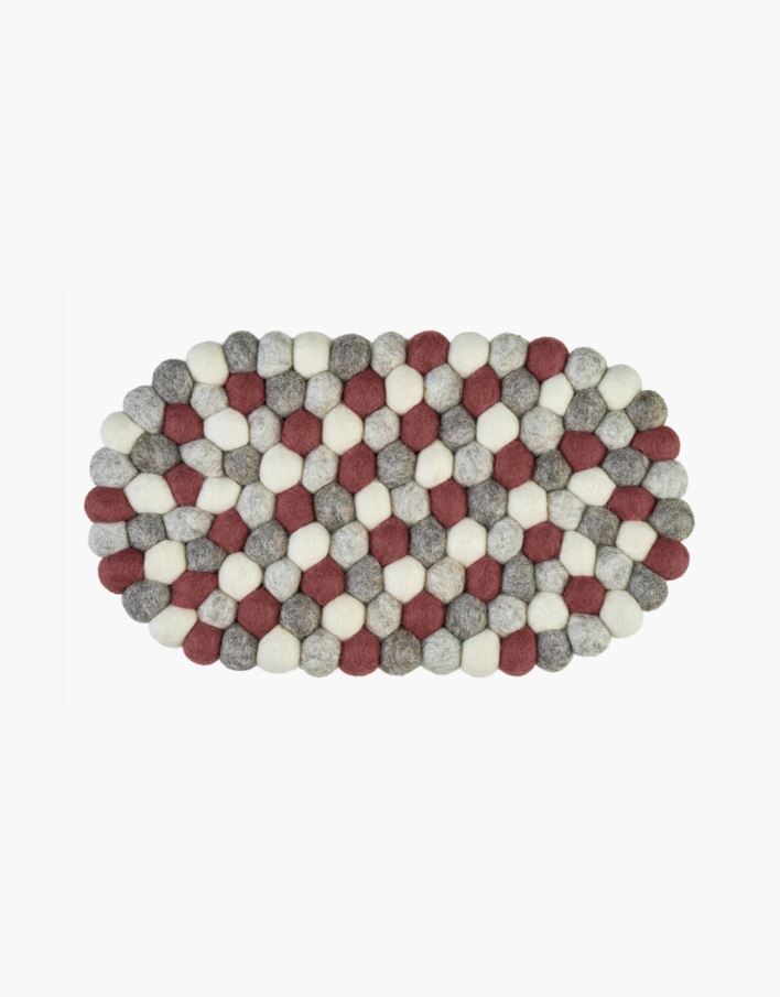 Pannialus mitmevärviline/punane - 33x19 cm mitmevärviline/punane - 1