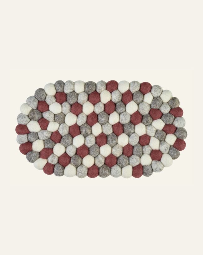 Pannialus mitmevärviline/punane - 33x19 cm mitmevärviline/punane - 1