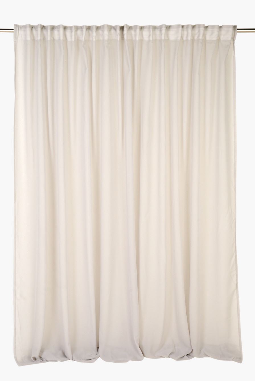 Eriti lai kardin helehall - 270x300 cm helehall - 1