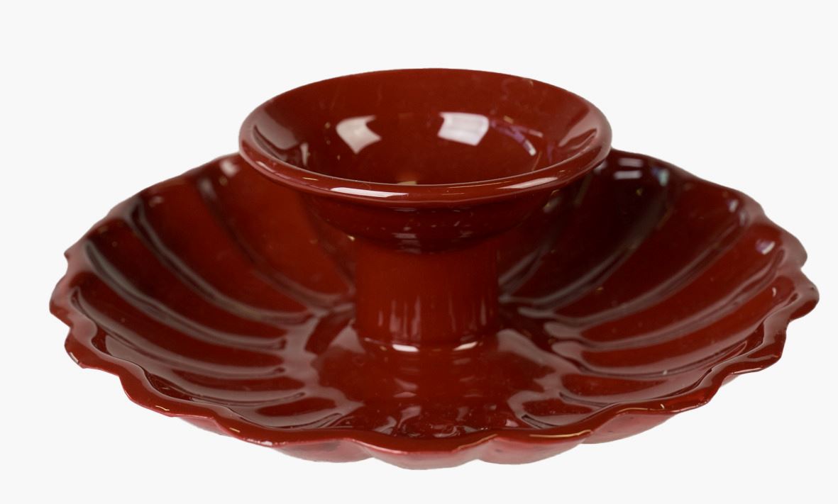 Küünlajalg punane - 12x12x4,5 cm punane - 1